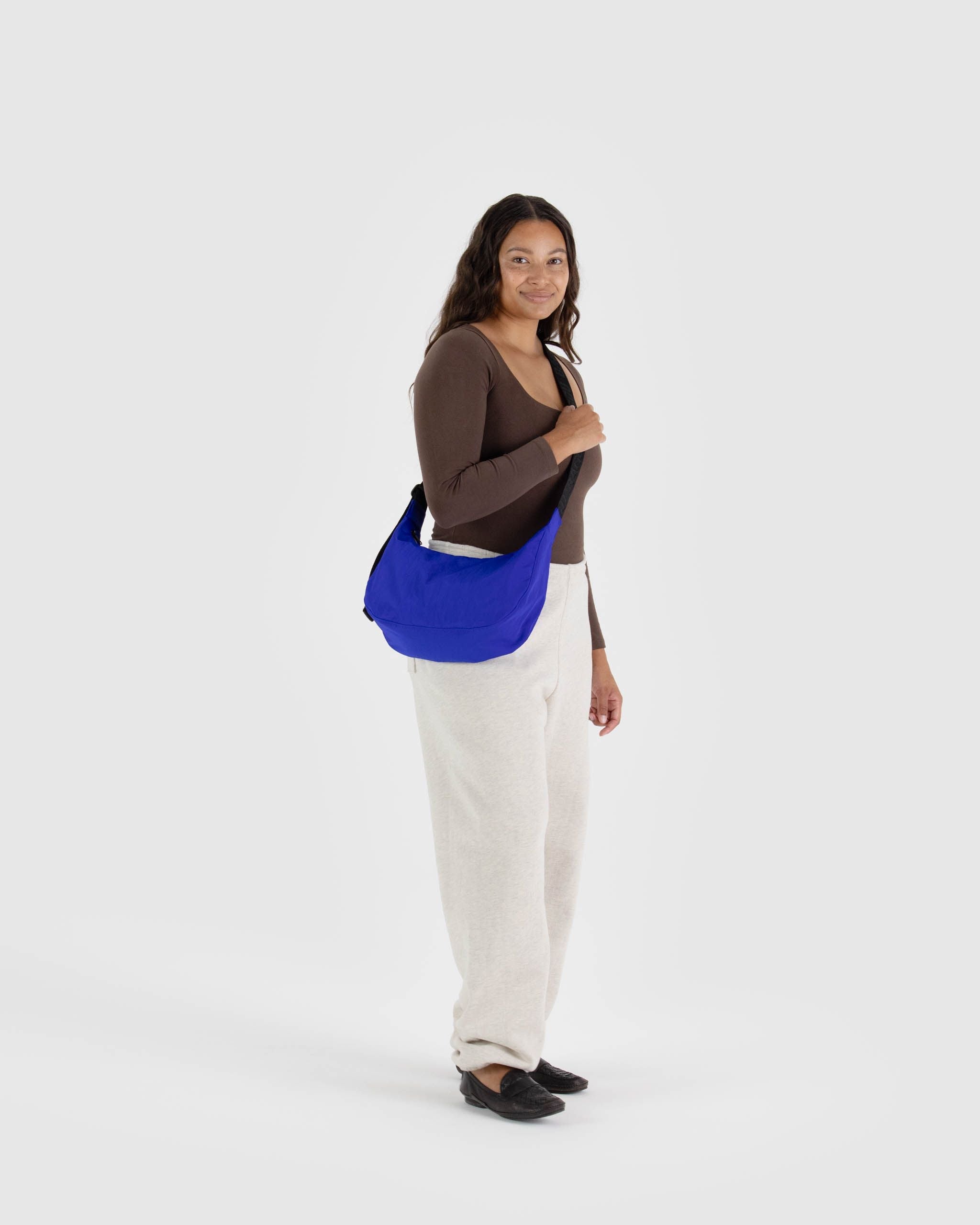 Medium Nylon Crescent Bag image 1